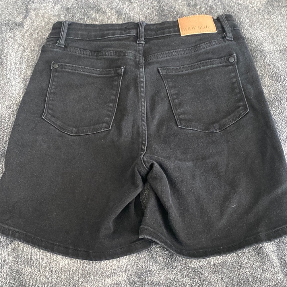 Judy Blue Women's Black Jean Shorts L - Picture 5 of 5